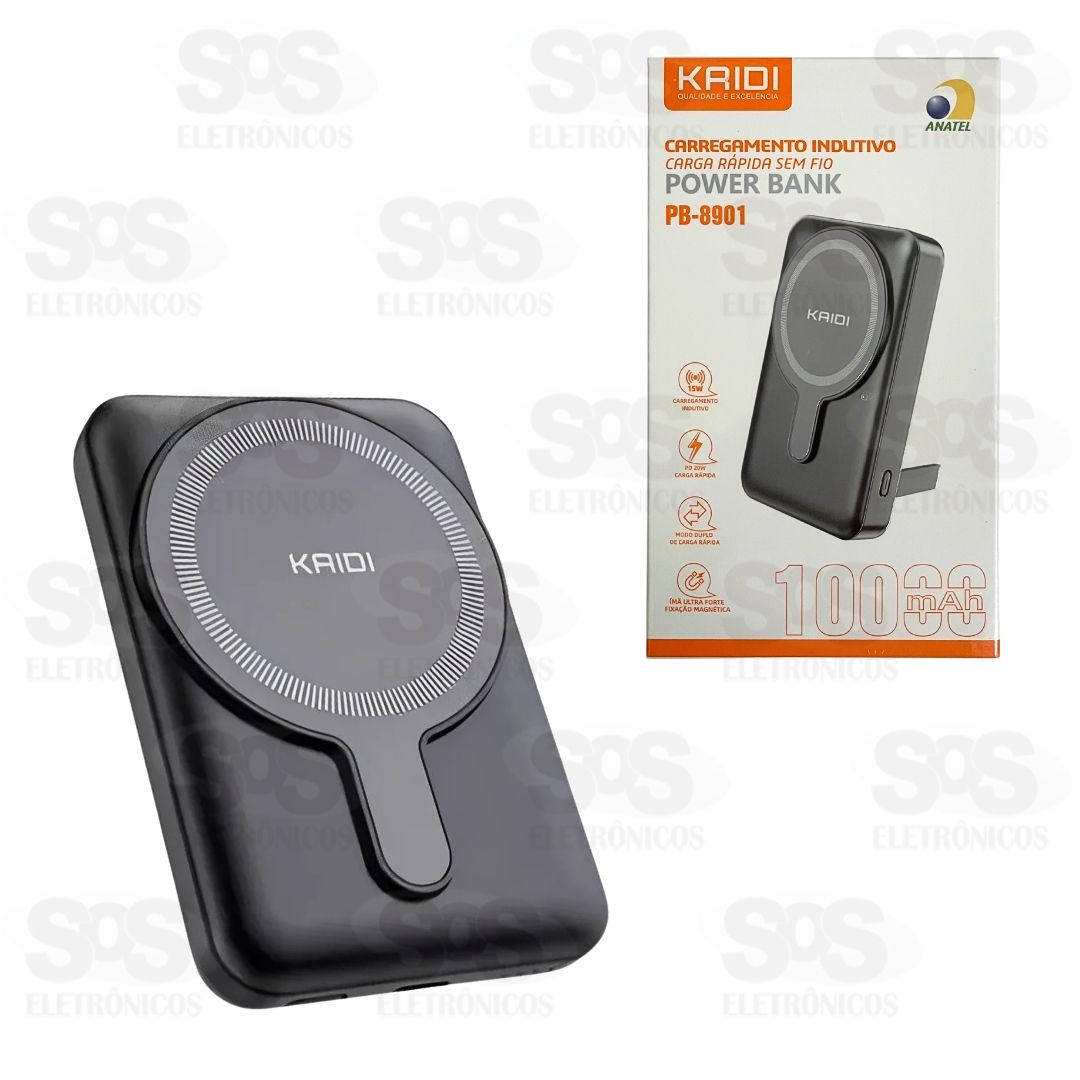Carga Extra 10.000mAh Por Induo Kaidi PB-8901