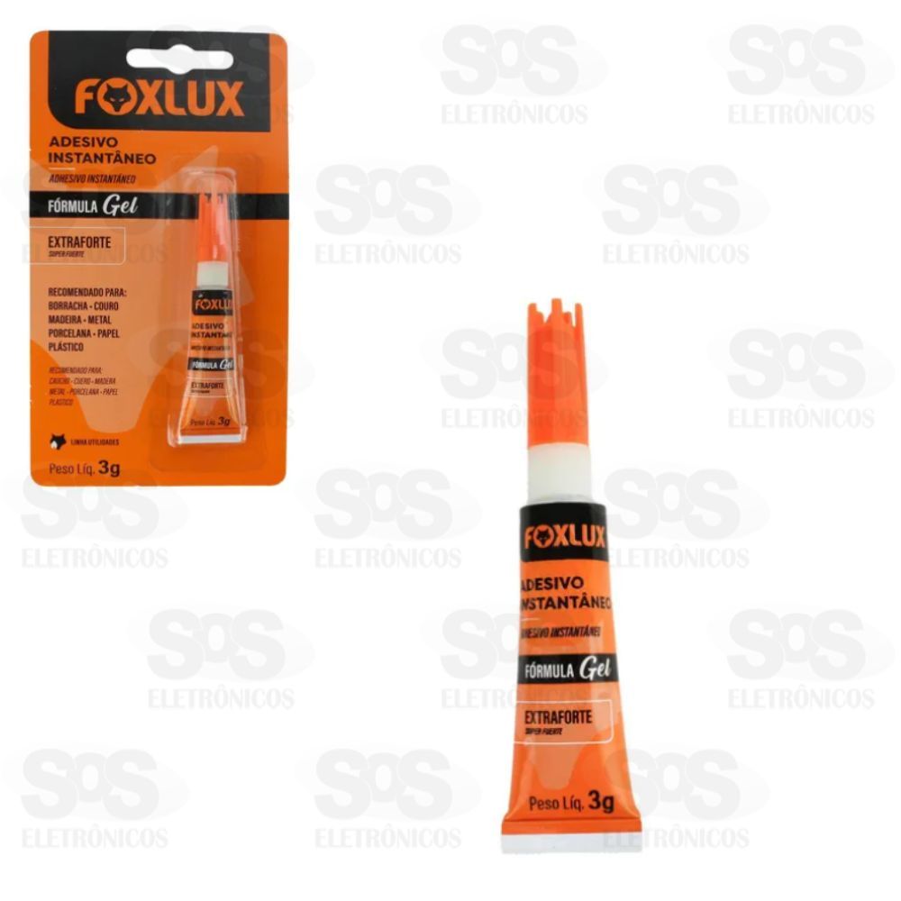 Cola Instantâneo Gel 3 Gramas Floxlux 96.11