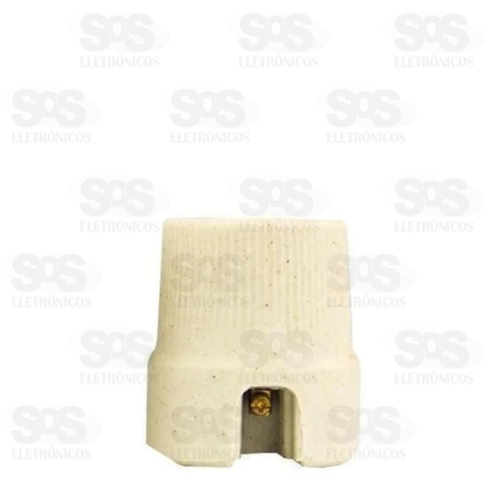Bocal Porcelana Para Plafonier E-27 Foxlux 24.48