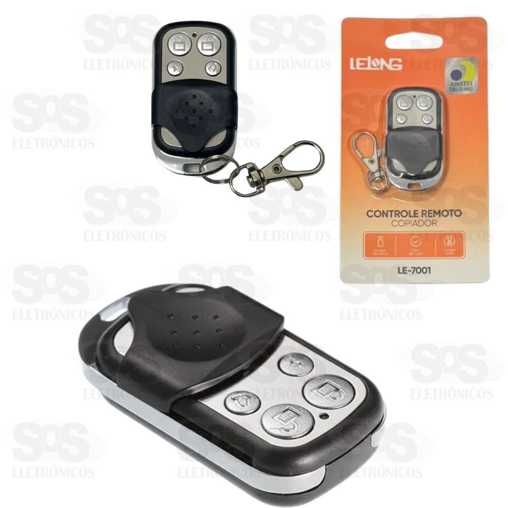 Controle Remoto Clone 433 Copiador Lelong LE-7001