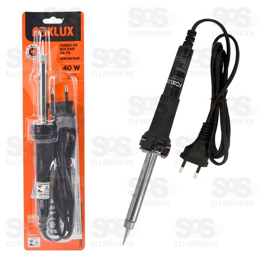 Ferro de Solda 40W 127V Foxlux 25.02