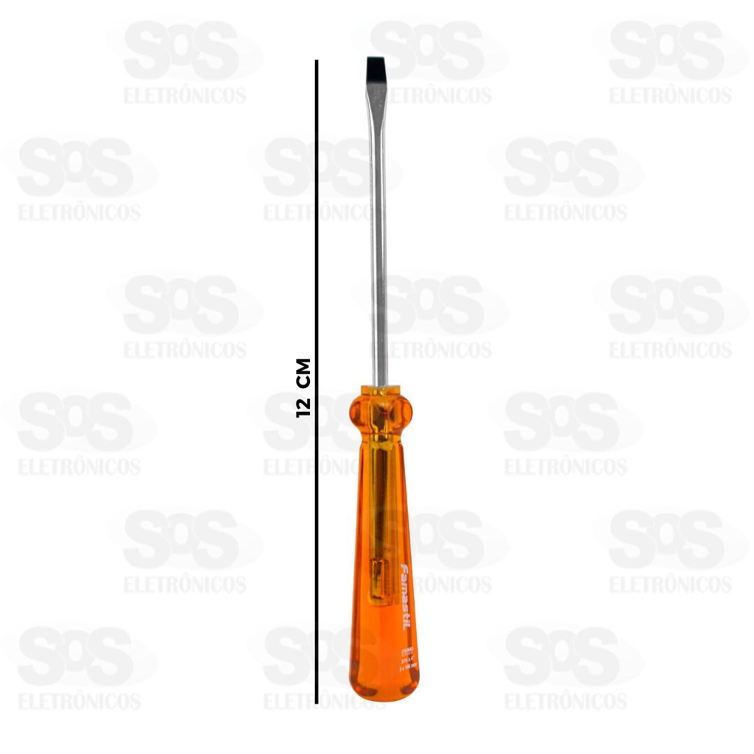 Chave Fenda Magntica CR-V 1/8X2 Famastil 46.01
