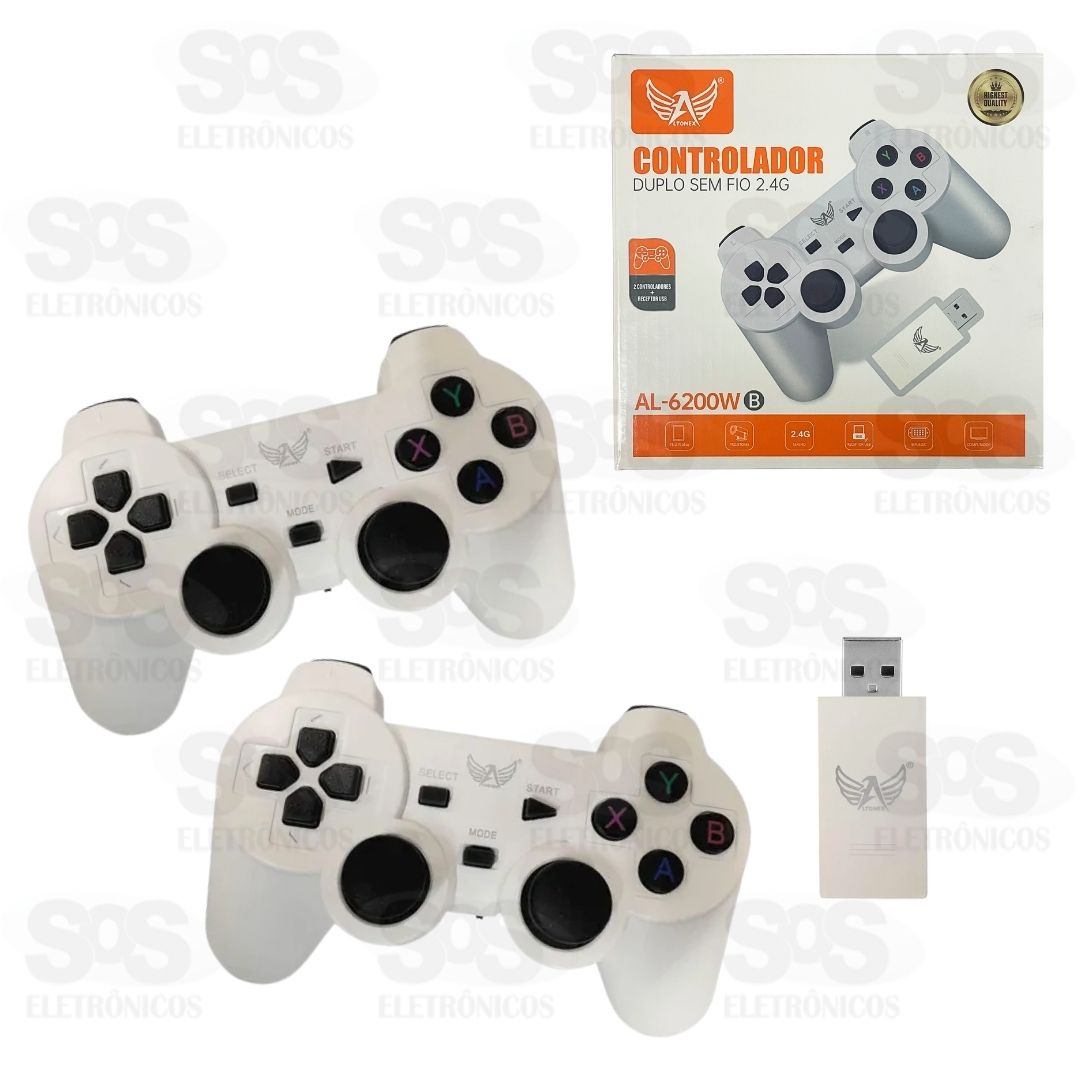 Video Game Porttil 2.000 Jogos Controles Sem Fio Altomex AL-6200W