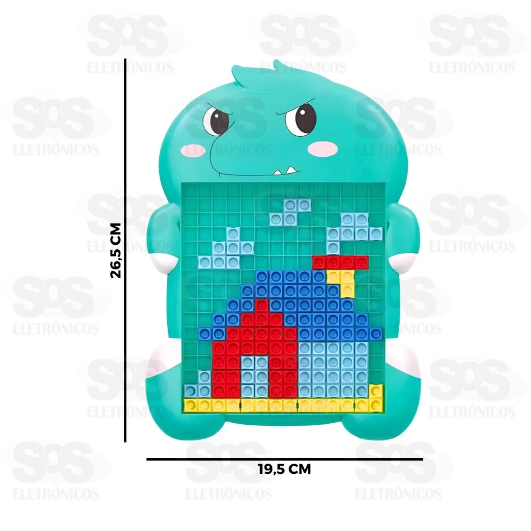 Pluzze Interativo Blocos de Encaixar Toy King TK-AB9059