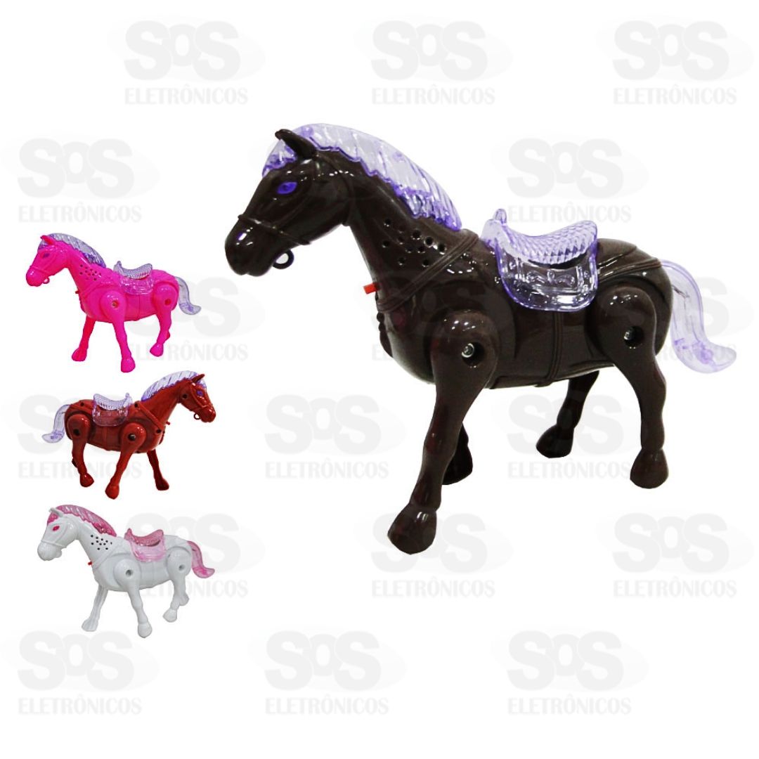 Cavalo da Princesa Com Luzes e Sons Toy King TK-2344
