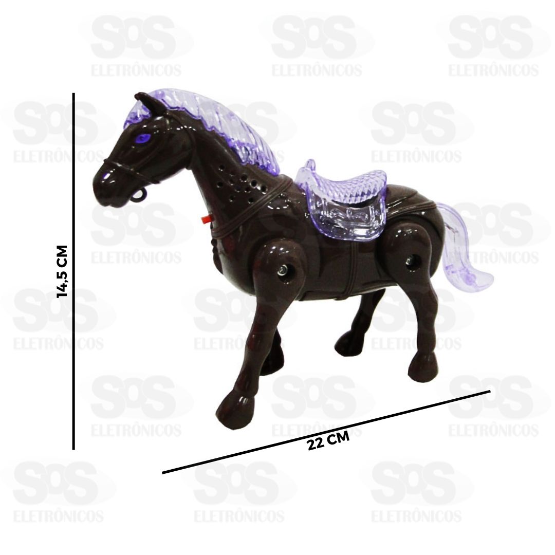 Cavalo da Princesa Com Luzes e Sons Toy King TK-2344
