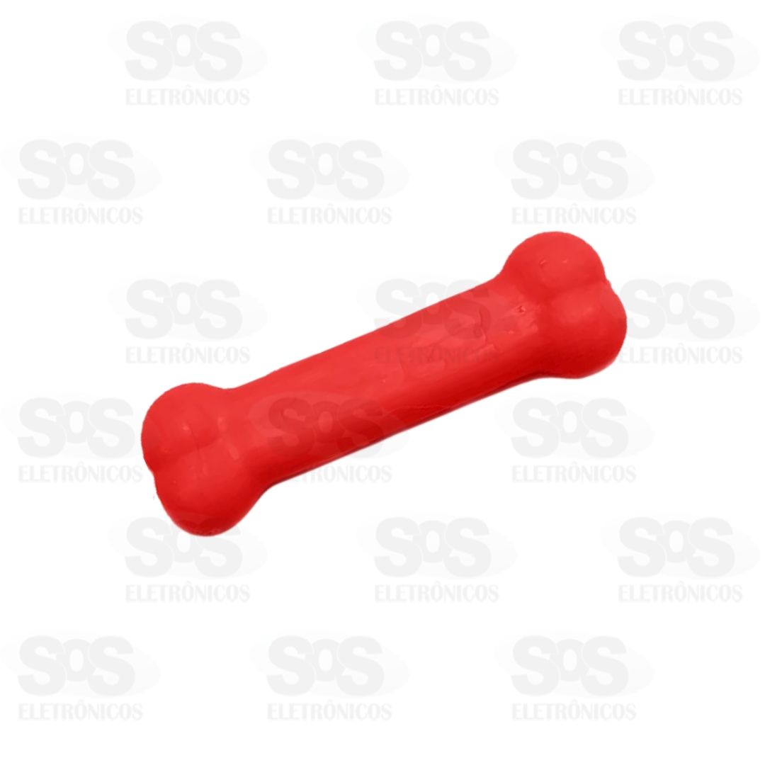 Ossinho Mordedor Liso 9,5cm Cores Variadas Pet Toys 2640