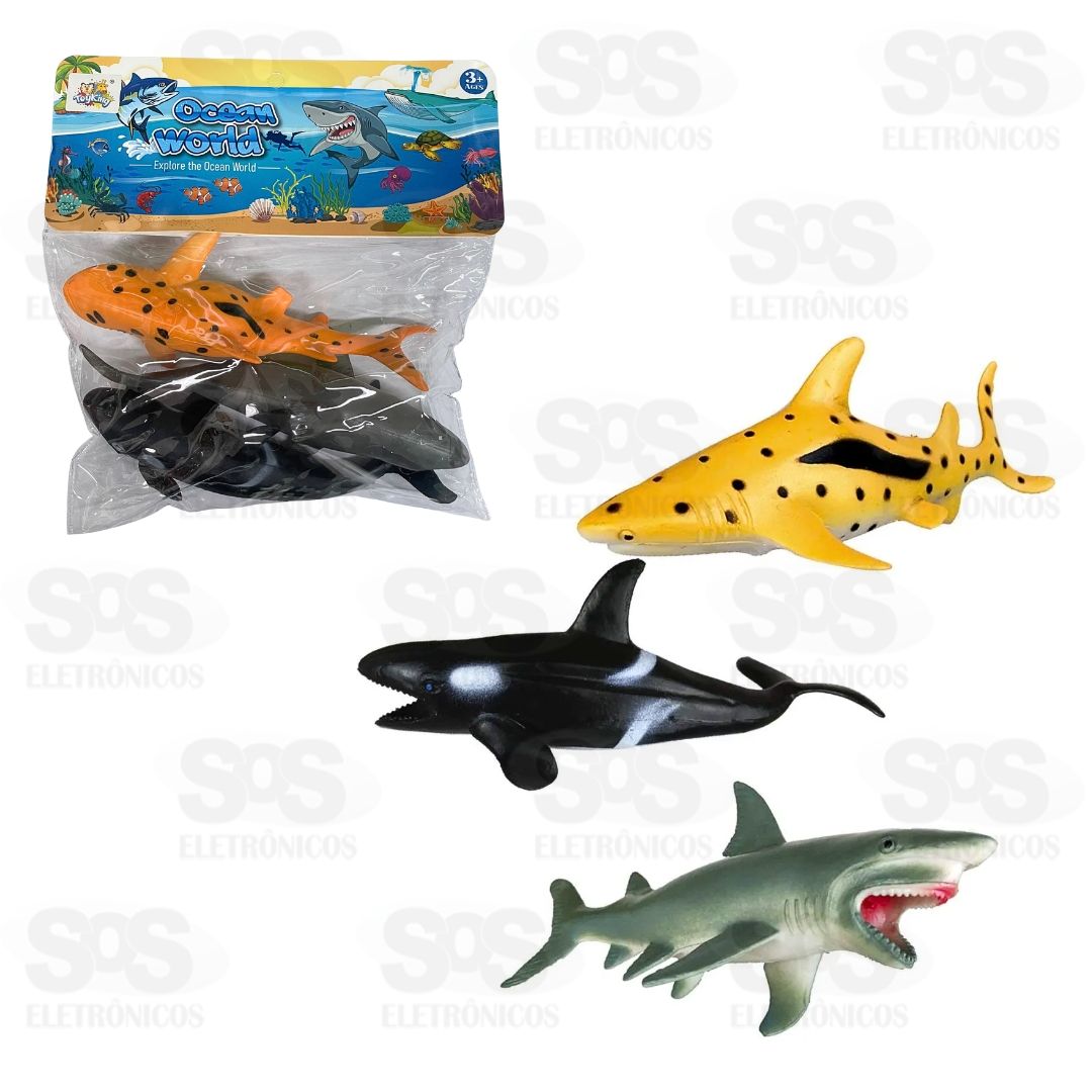Tubares De Plstico Com 3 Peas Toy King TK-AB0039