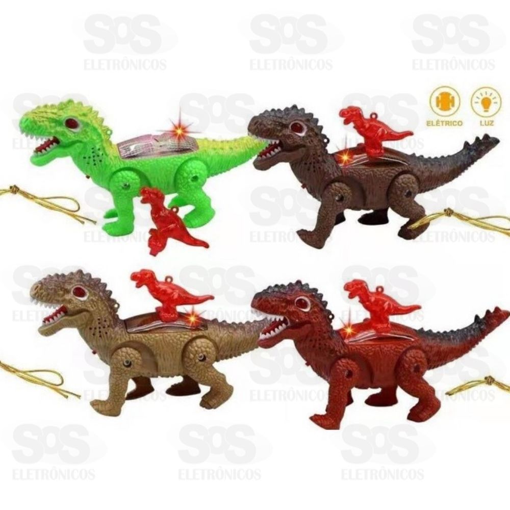 Dinossauro Anda Emite Som E Luz TK-2346