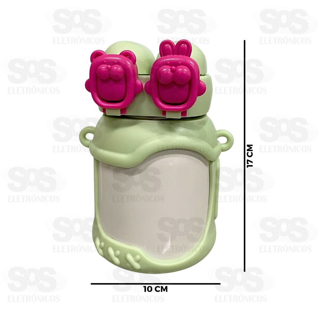 Garrafa Infantil Térmica 680ML Bico Duplo Bazik Prime WU-205