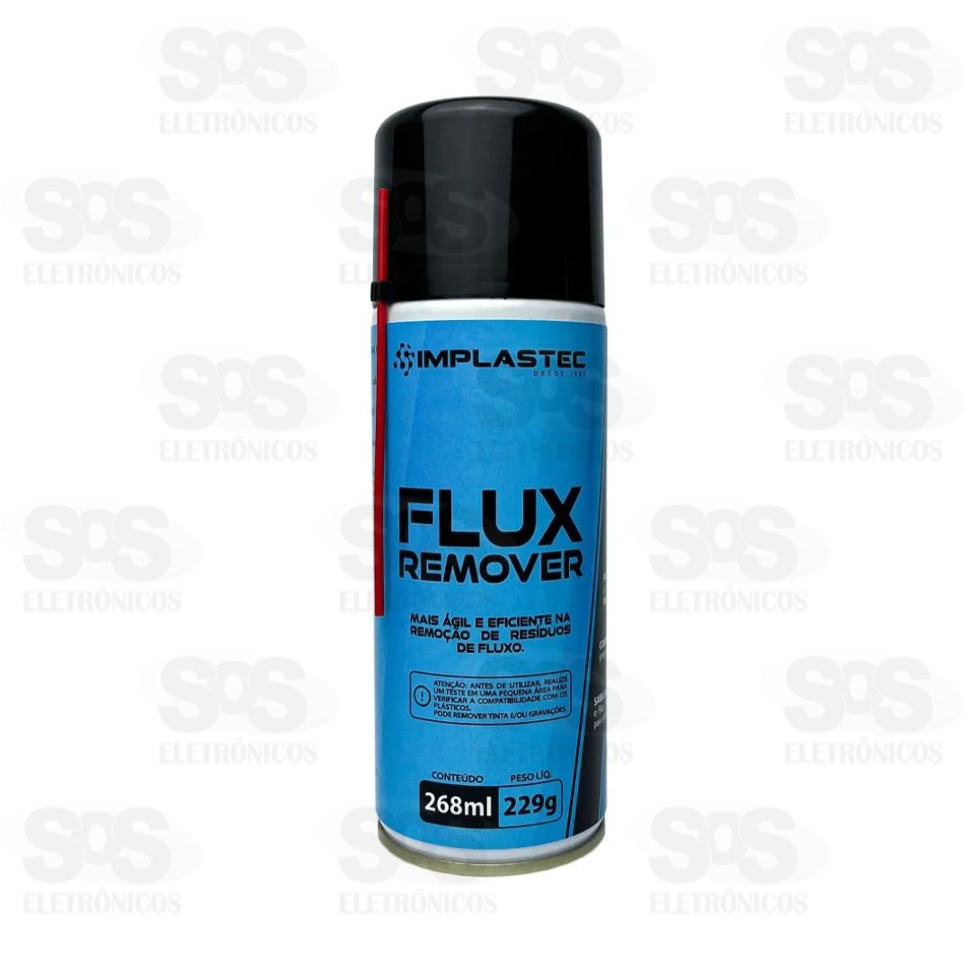 Flux Removedor Resduos de Solda Spray 268ml Implastec