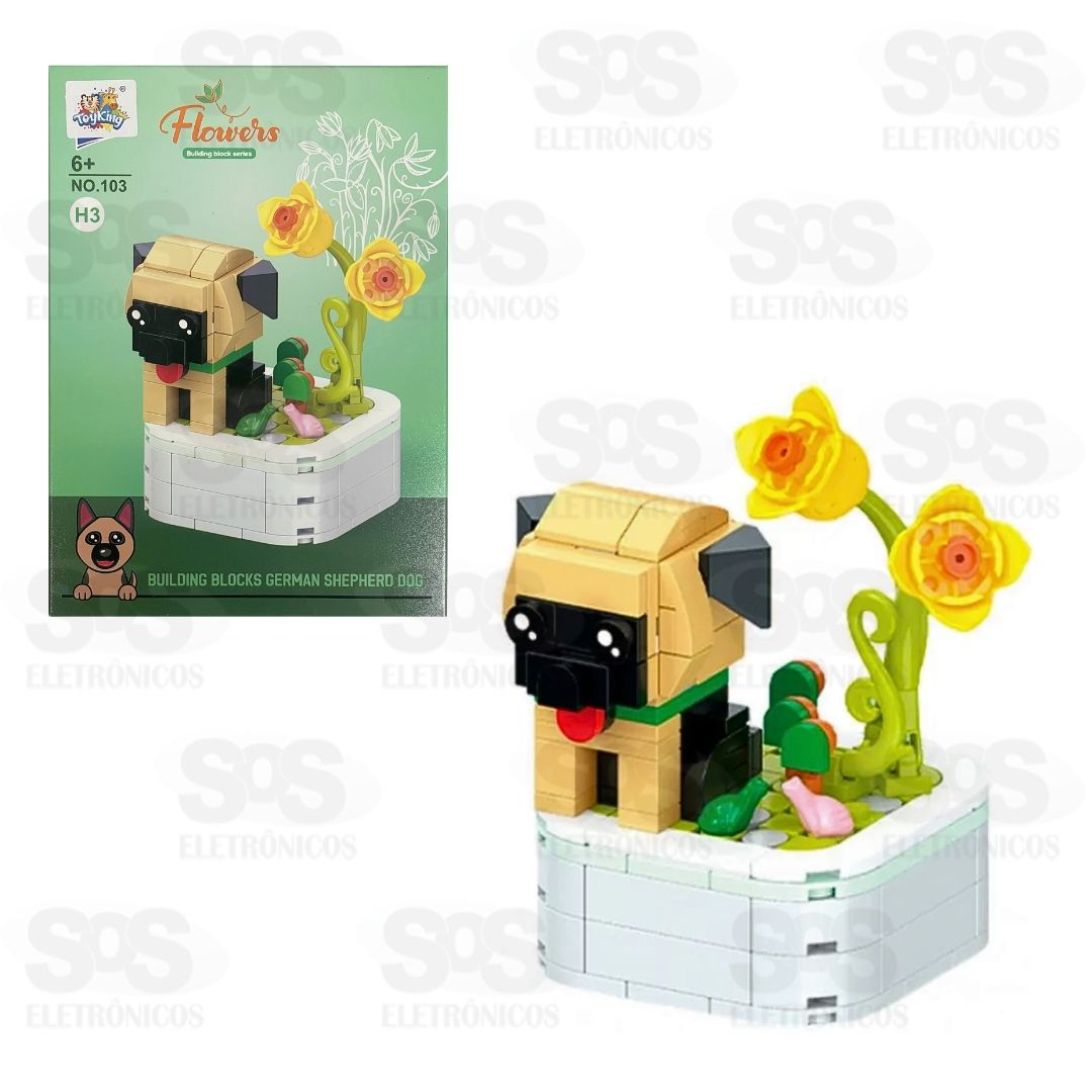 Blocos de Montar Cachorrinhos Modelos Sortidos Toy King TK-AB9003