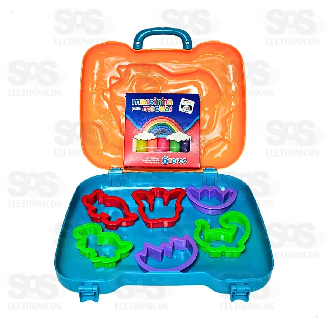 Maleta Dino Massinha De Modelar Pica Pau 911