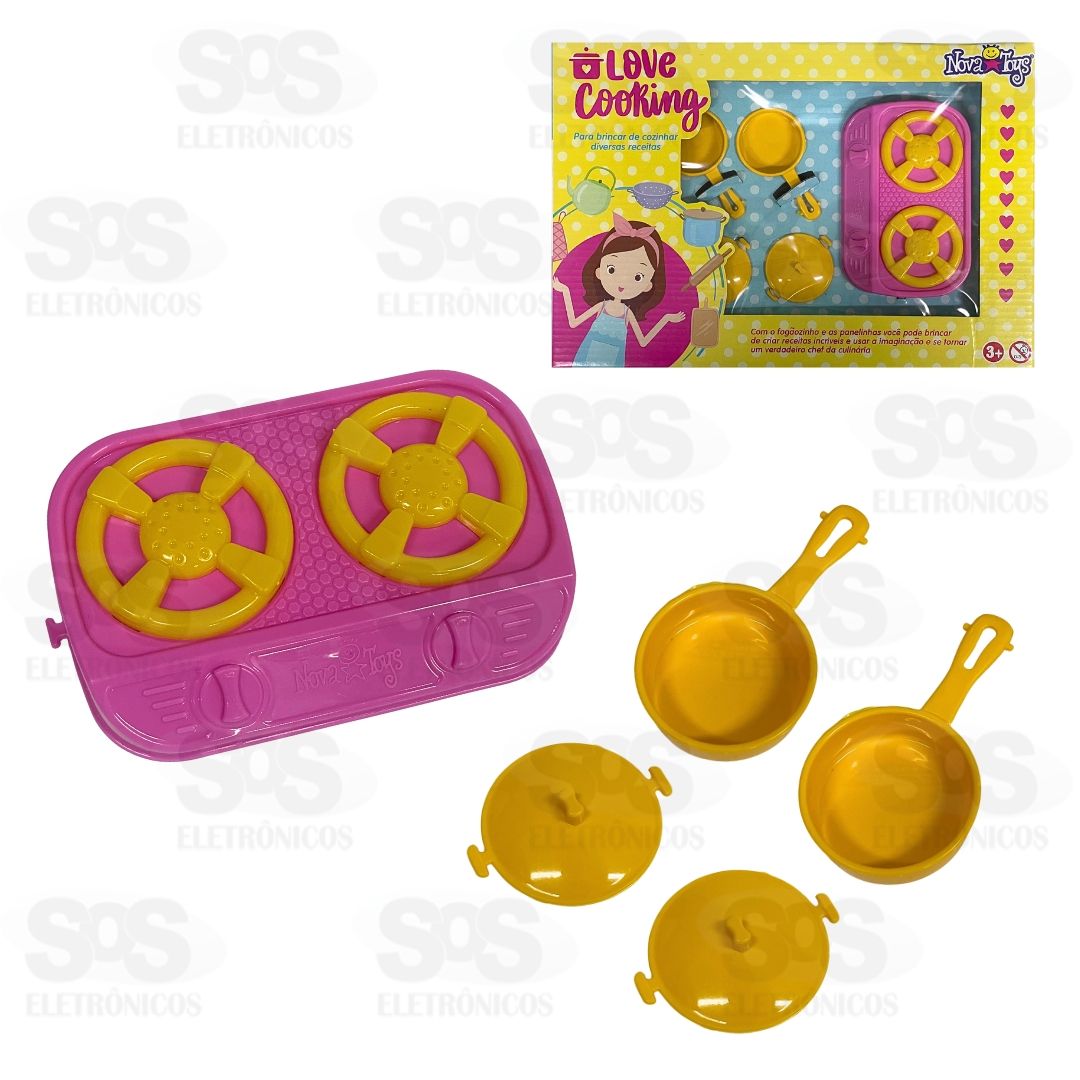 Kit Cozinha Love Cooking 5 Peas Nova Toys 1171
