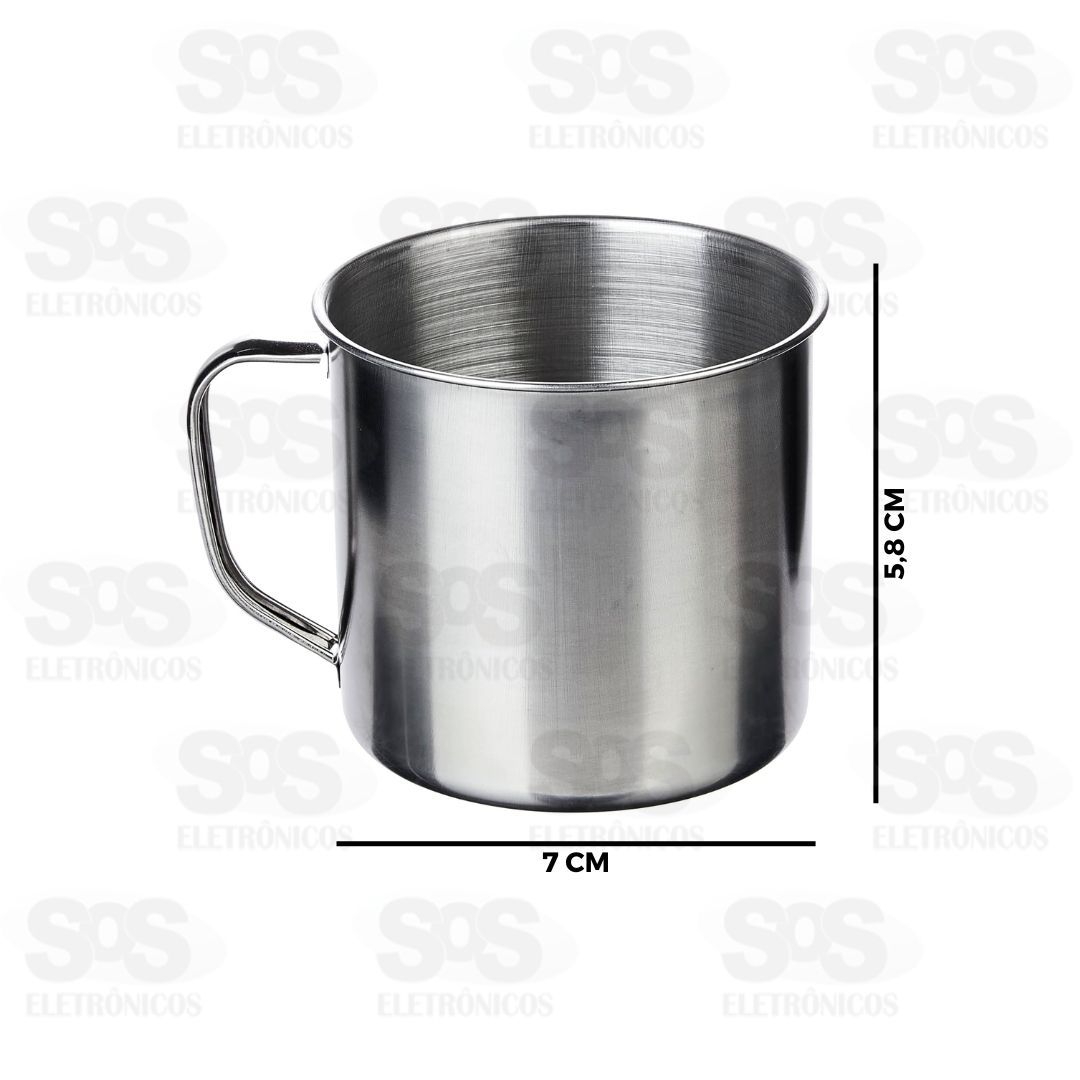 Caneca Ao Inox 150ml Unitria 20122