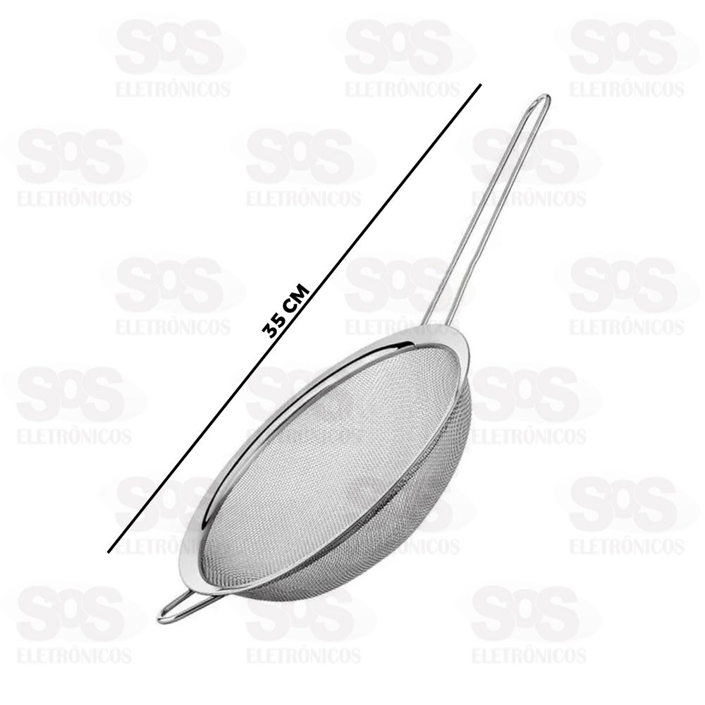 Peneira De Ao Inox 18CM Top til TOP0876