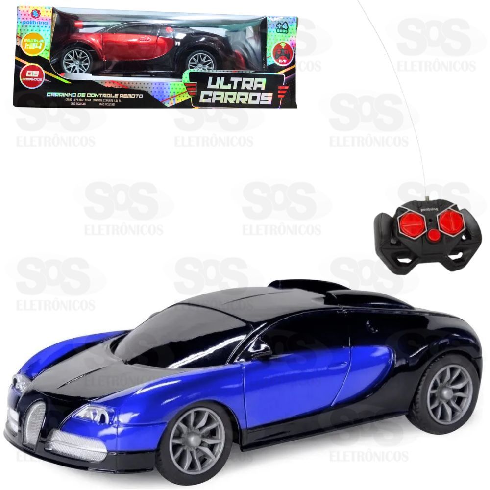 Carrinho De Controle Remoto Ultra  Com 6 Comandos  Polibrinq 2241