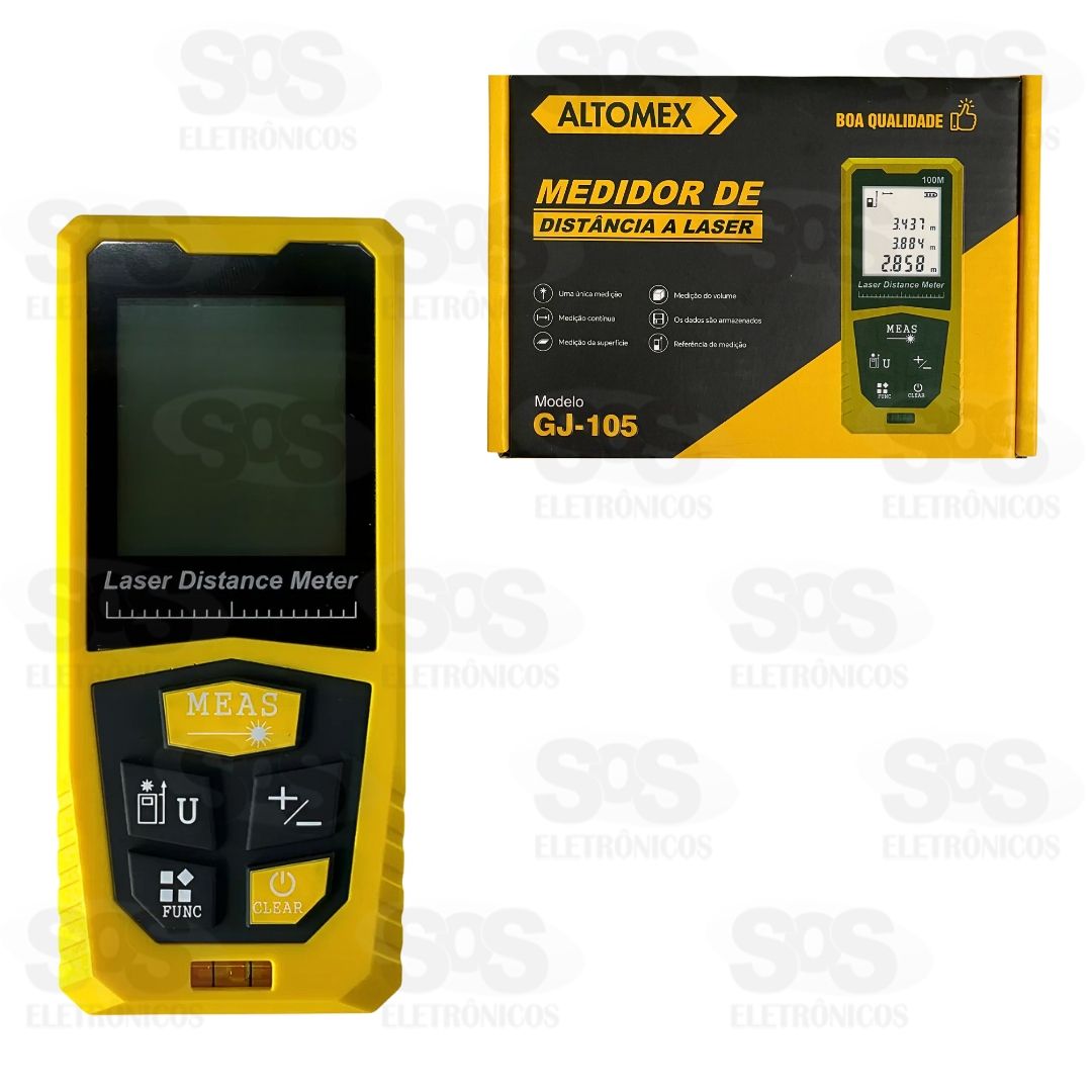 Medidor de Distncia a Laser Altomex GJ-105