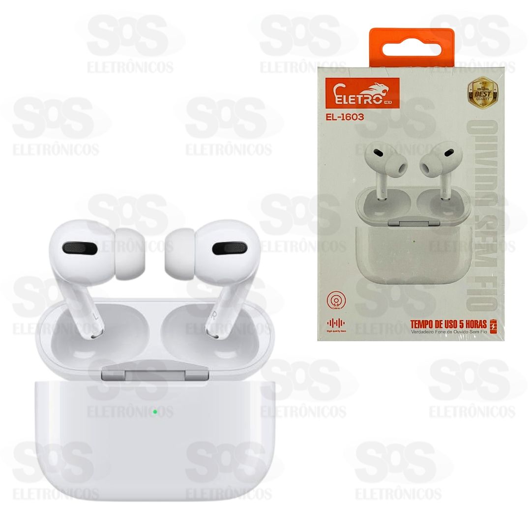 Fone De Ouvido Sem Fio Bluetooth Eletromex EL-1603