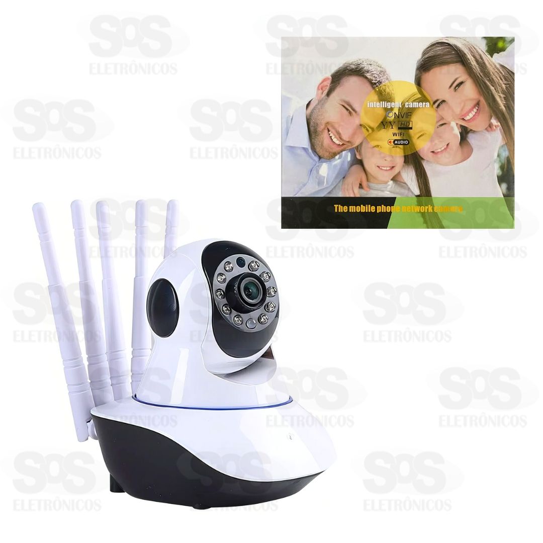 Cmera De Segurana Inteligente Wi-Fi 5 Antenas AL-S644