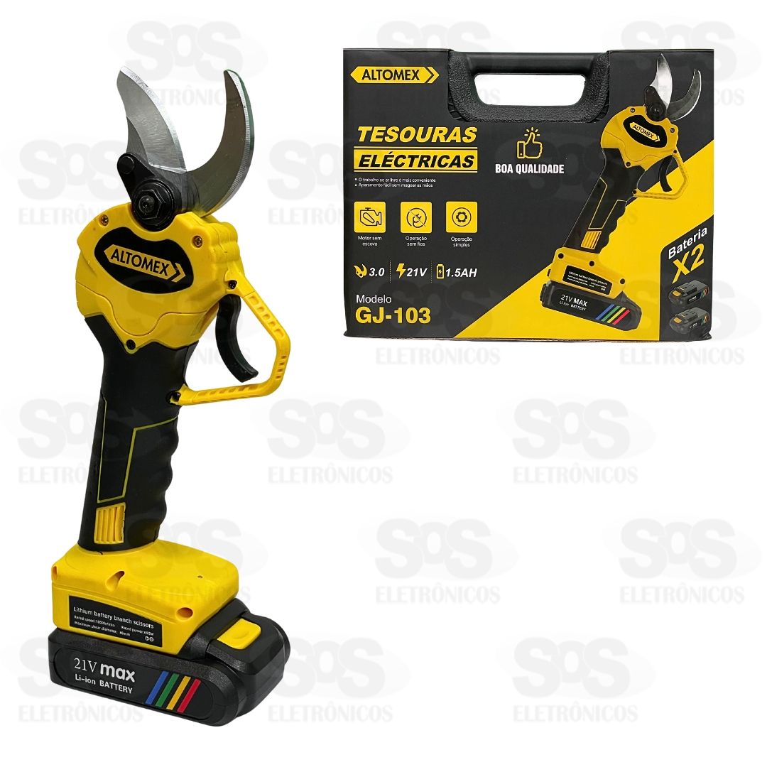 Tesoura Eltrica Recarregvel Altomex GJ-103