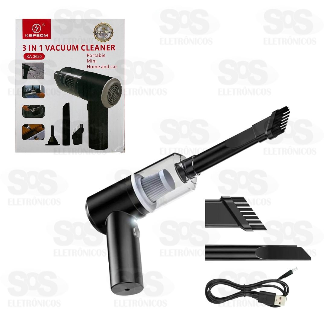 Mini Aspirador De P Recarregvel Kapbom KA-3620