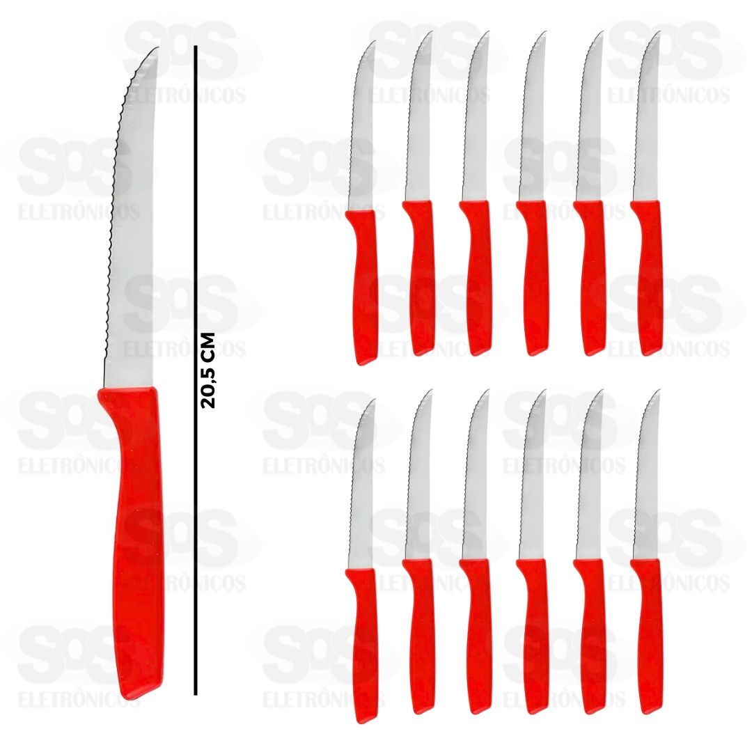 Kit Faca De Mesa Bali 12 Unidades CRS-2644