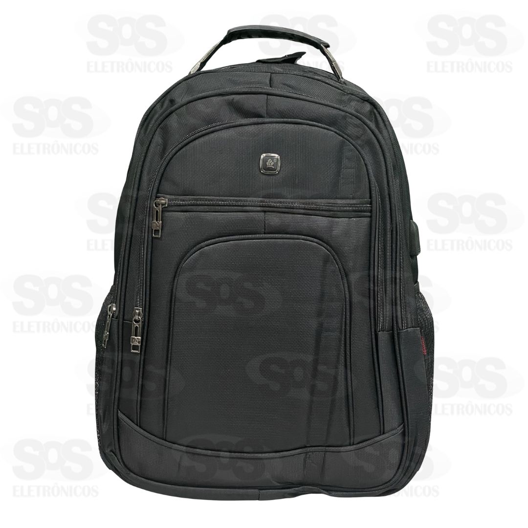 Mochila Empresarial Grande 4 Bolsos New Force 1102
