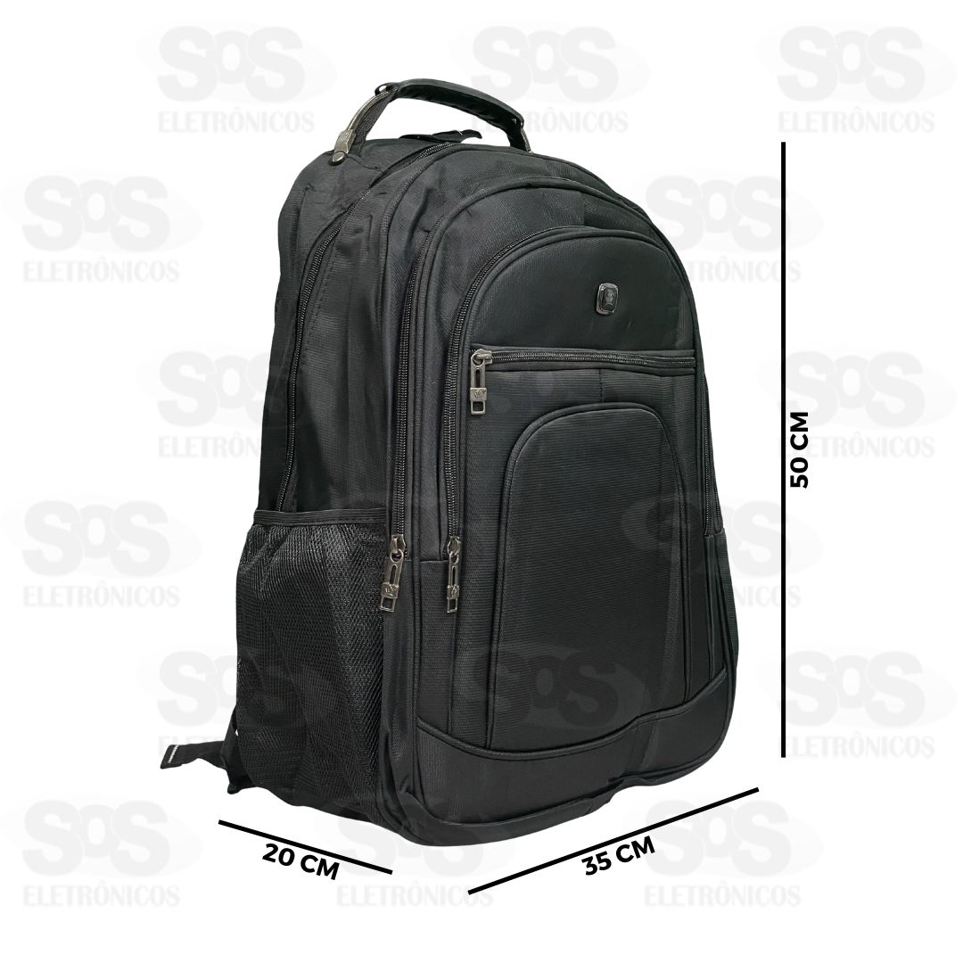 Mochila Empresarial Grande 4 Bolsos New Force 1102