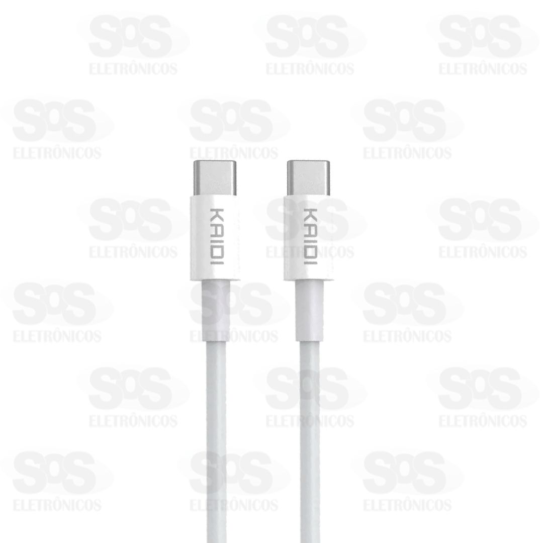 Cabo De Dados Type C 60W 2 Metros Kaidi KD-04C