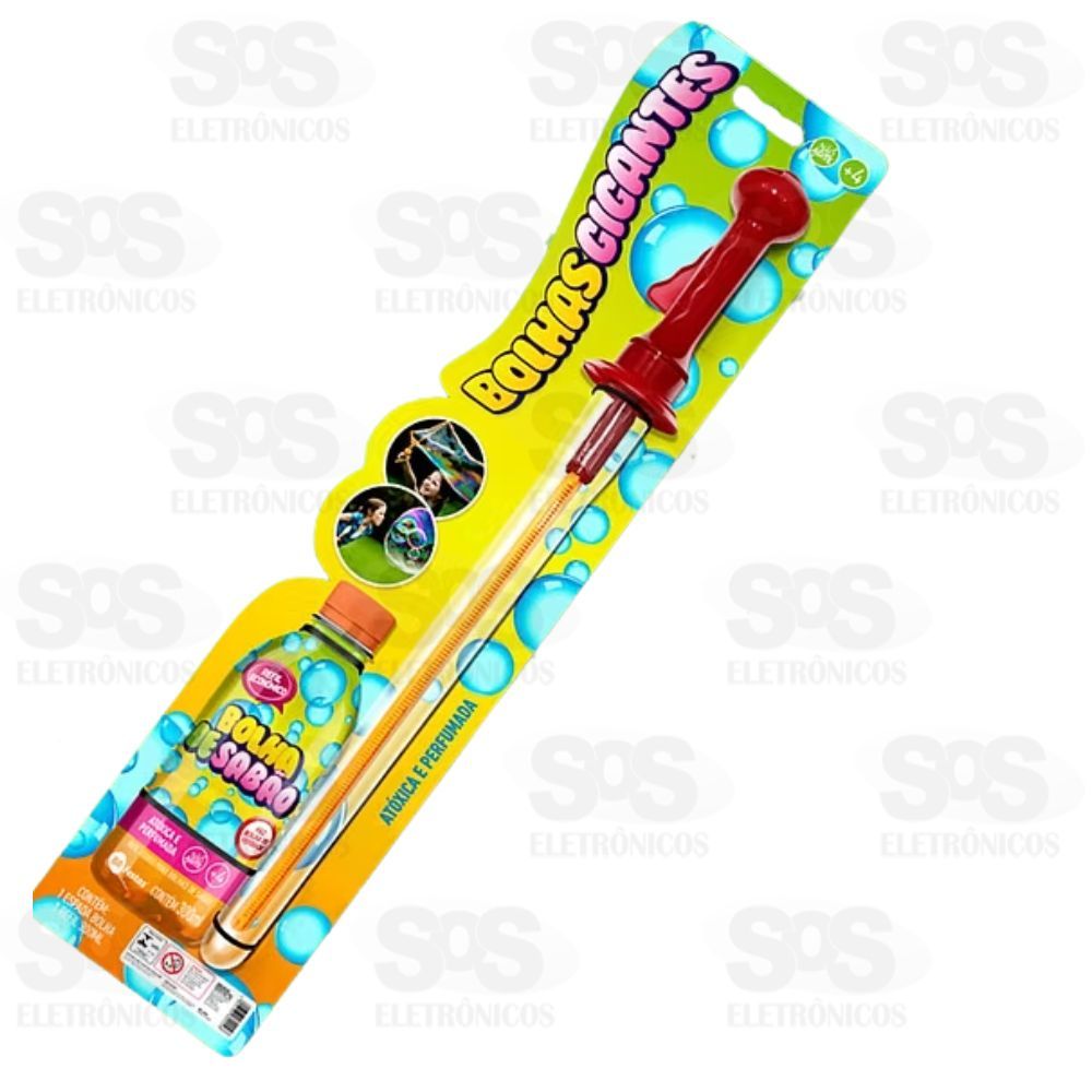 Bolha De Sabo Gigante Basto Espada Refil 300ml