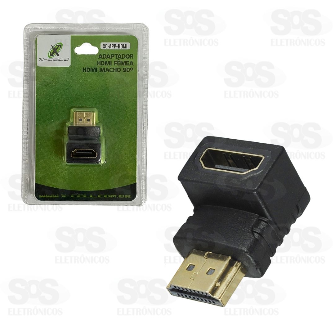 Adaptador HDMI 90 Graus X-Cell XC-APP-HDMI