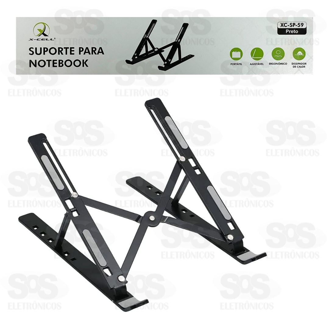 Suporte de Mesa Ajustvel Para Notebook X-Cell XC-SP-59