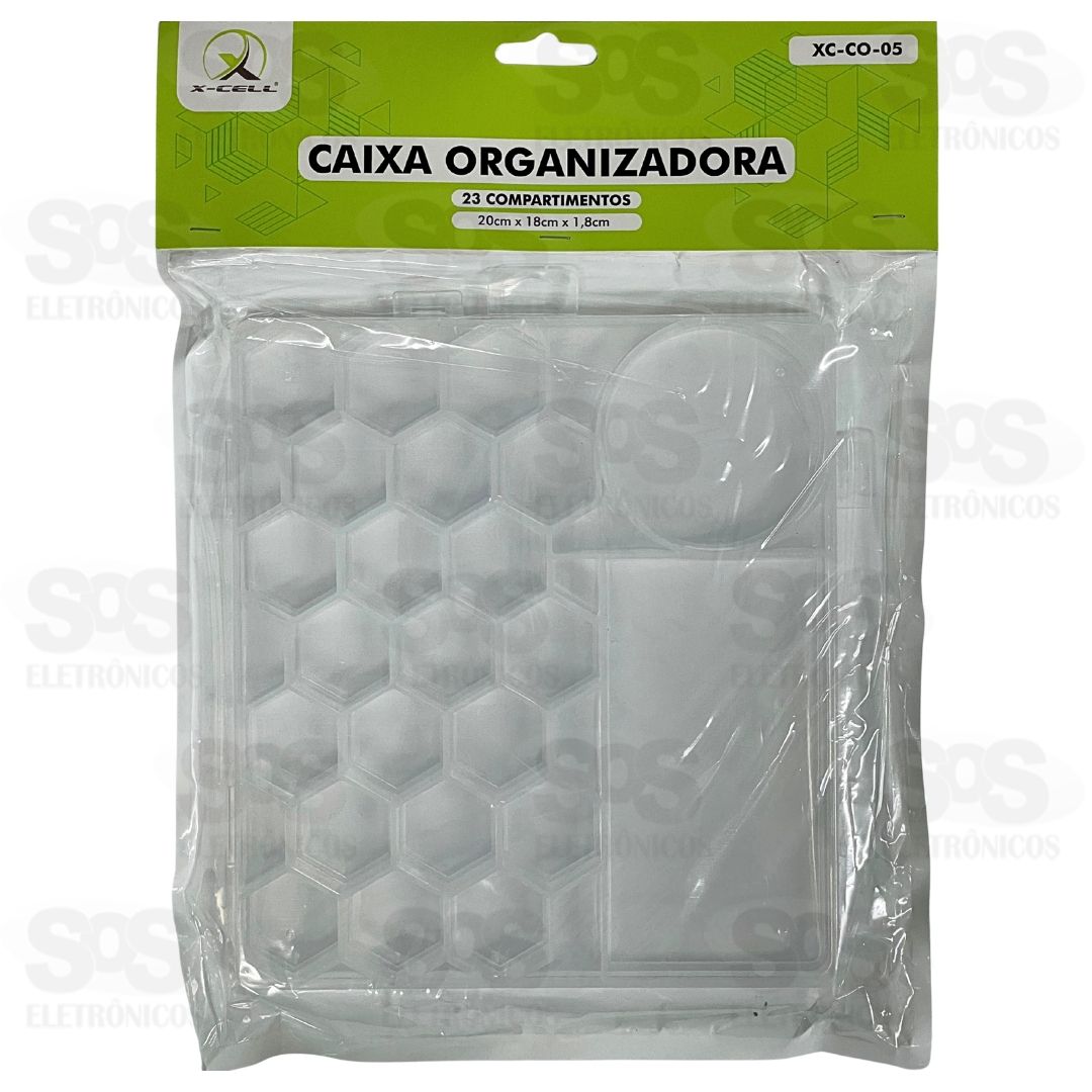 Caixa Organizadora Transparente 23 Divisões XC-CO-05