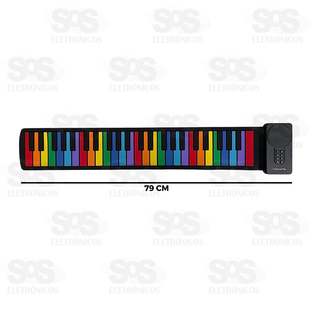 Piano Eletrnico Flexvel 49 Teclas Tomate MSY-9994