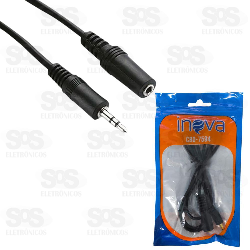 Cabo Extensor P2 Stereo 1 Metro Inova CBO-7594