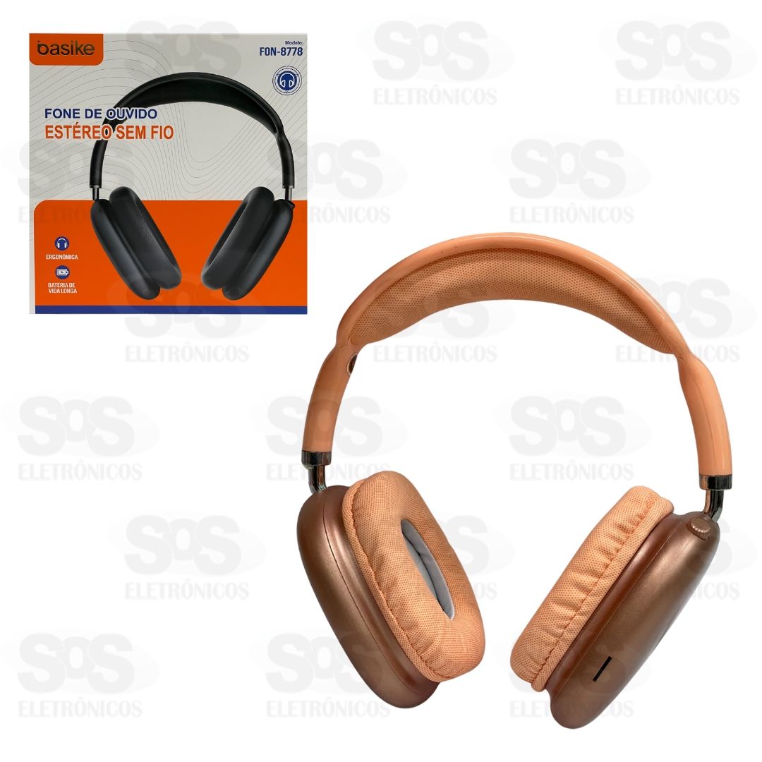Fone De Ouvido Sem Fio Bluetooth 5.0 Basike FON-8778