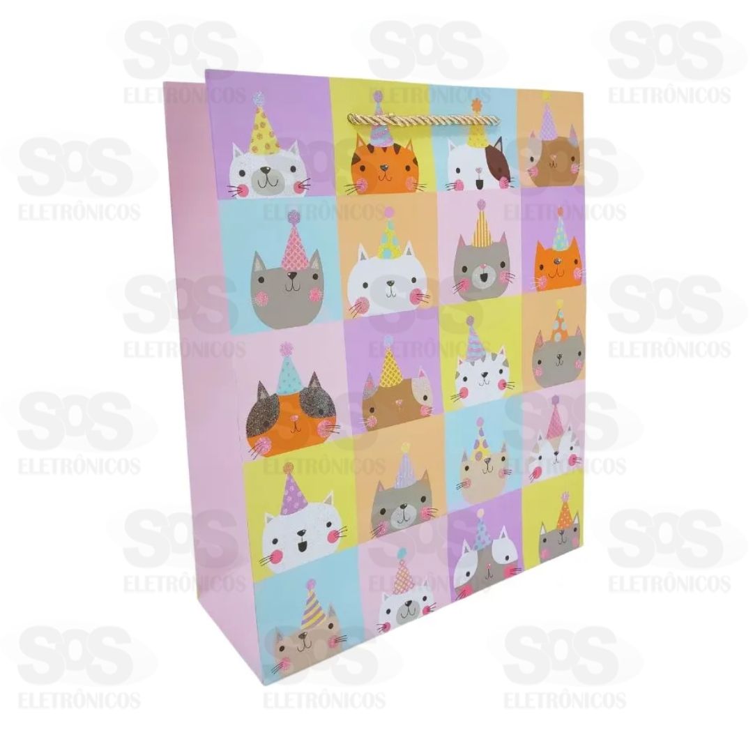 Sacola Kids De Presente 23x18CM Modelos Variados 5877