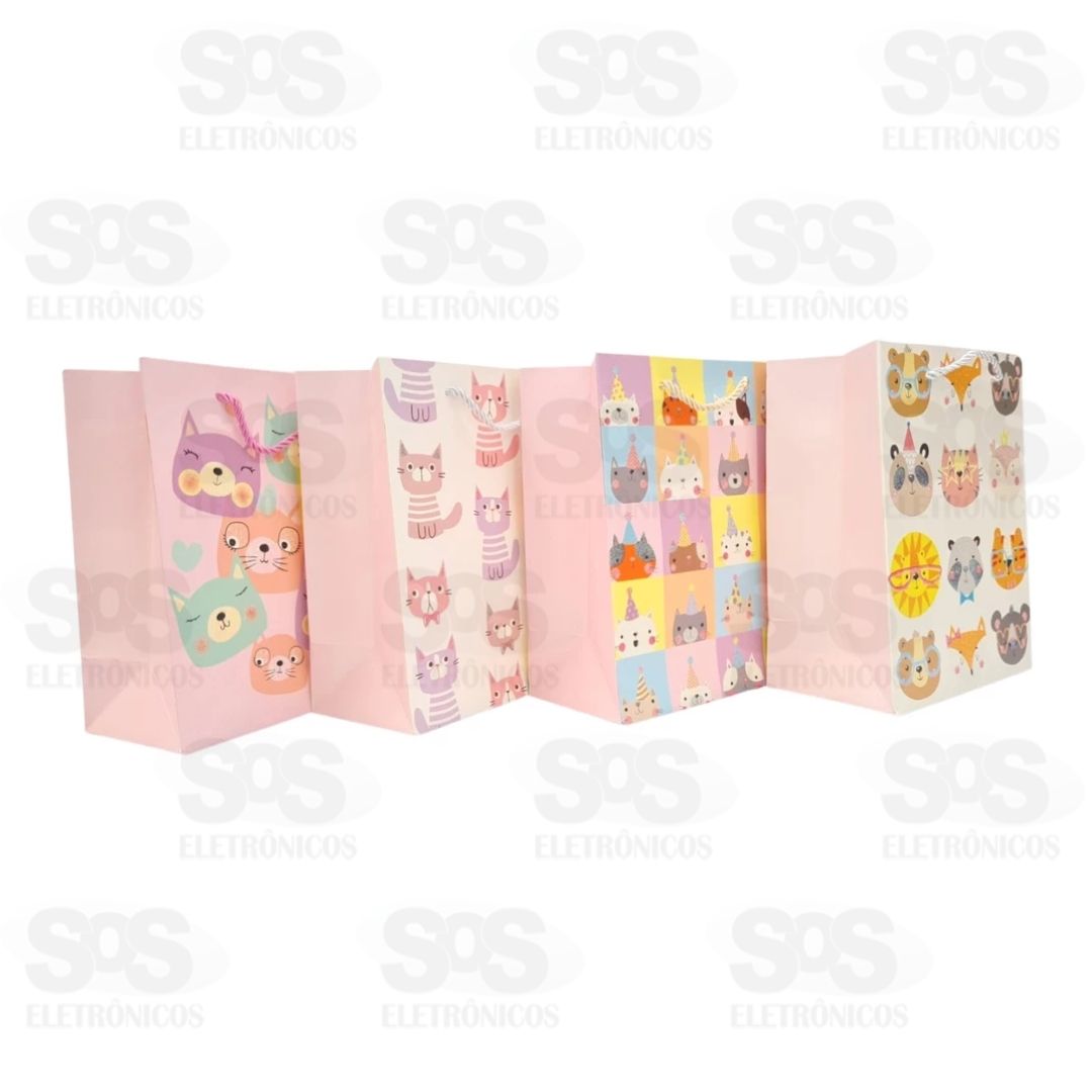 Sacola Kids De Presente 23x18CM Modelos Variados 5877