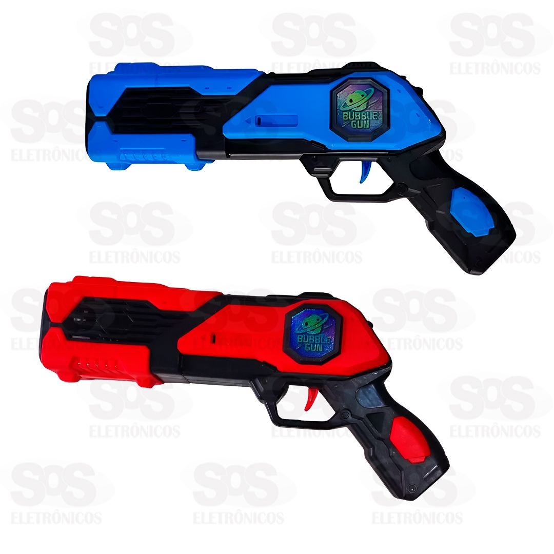Metralhadora Galaxi Lança Bolhas De Sabão Homeplay 1096
