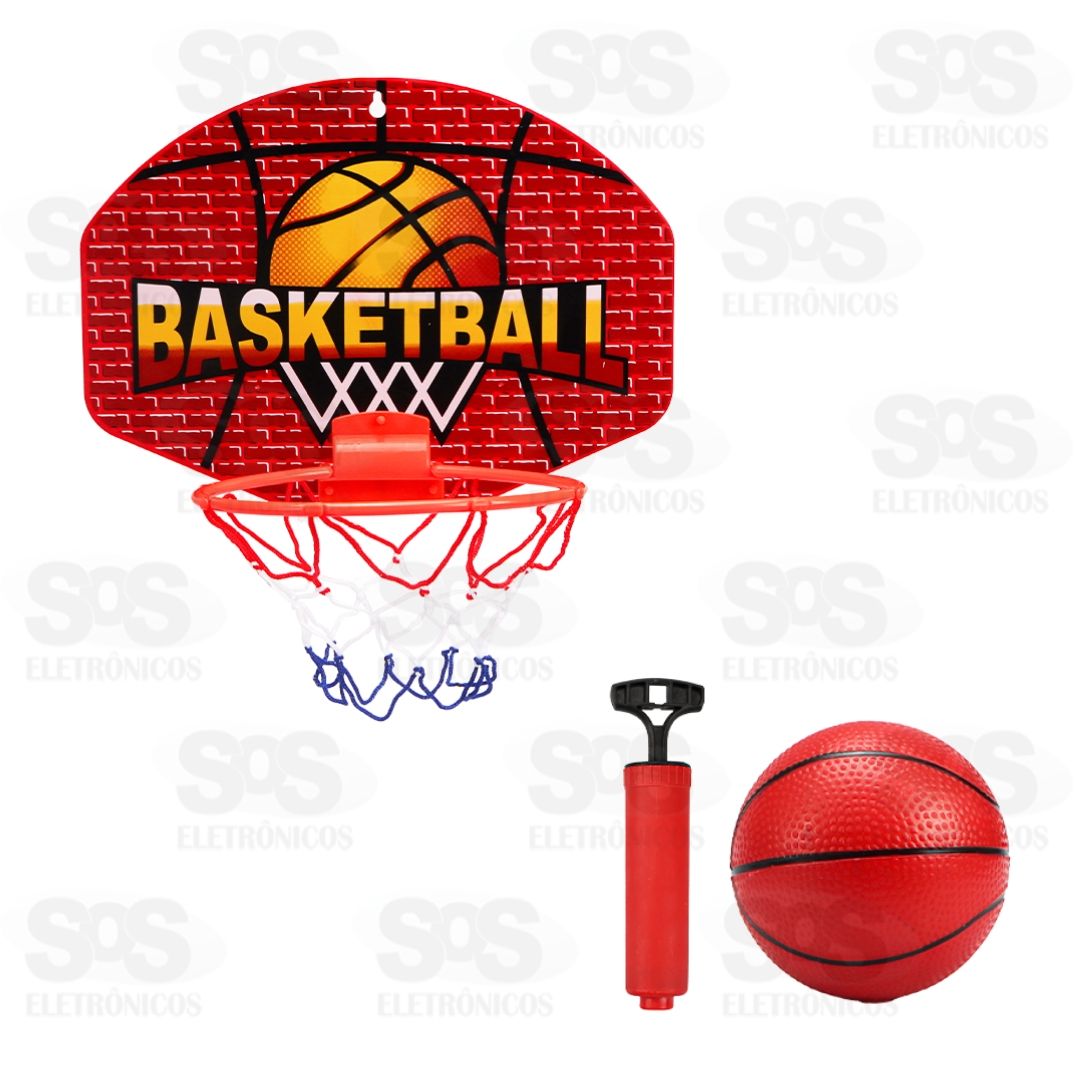 Kit Cesta De Basquete Infantil Homeplay 1050