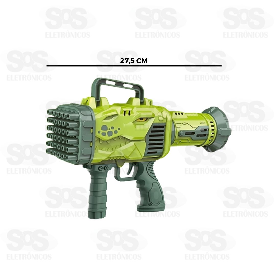 Arma Lança Bolhas De Sabão 32 Furos Homeplay 1058