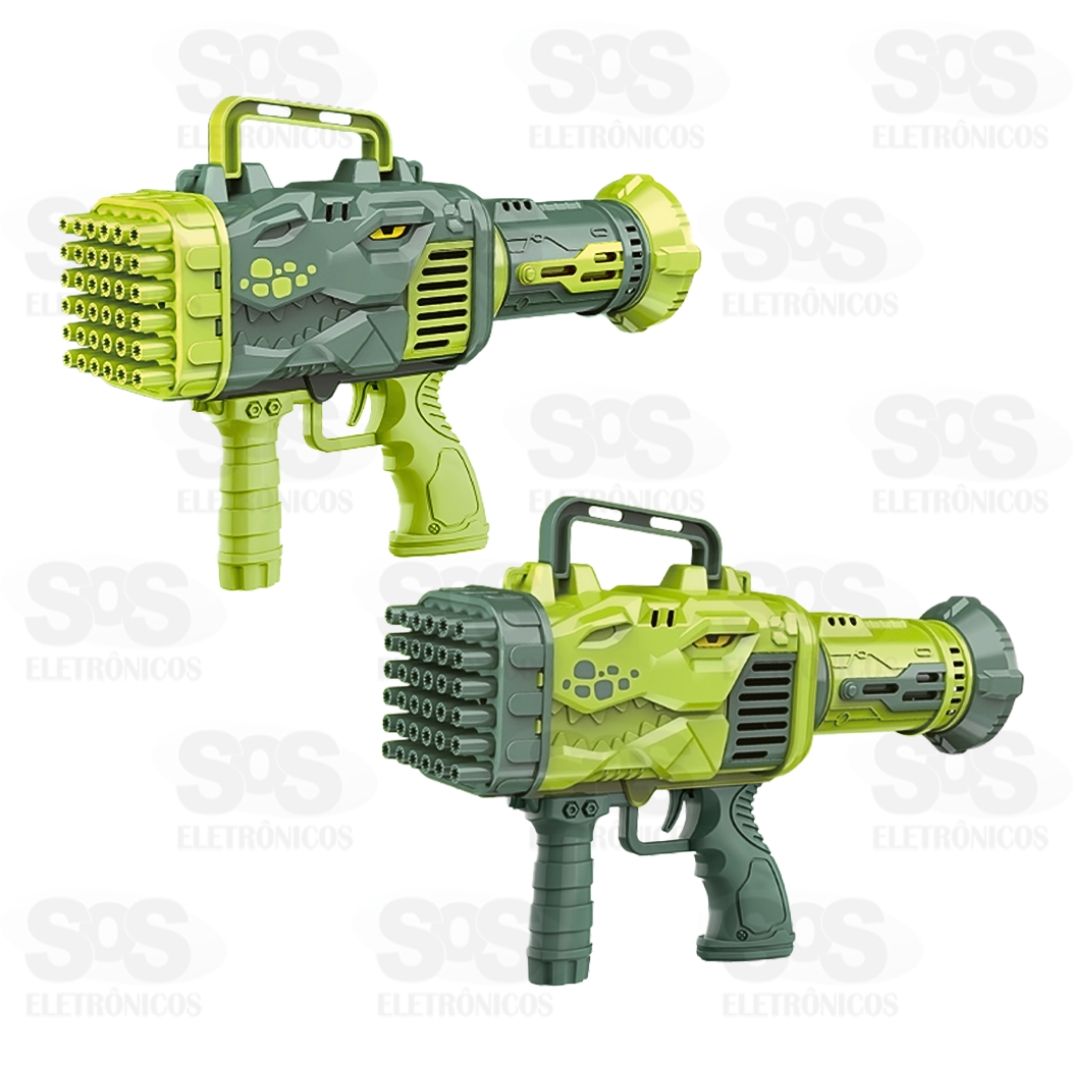 Arma Lança Bolhas De Sabão 32 Furos Homeplay 1058