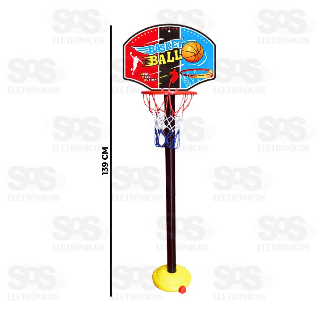 Kit Cesta De Basquete Infantil Homeplay 1026