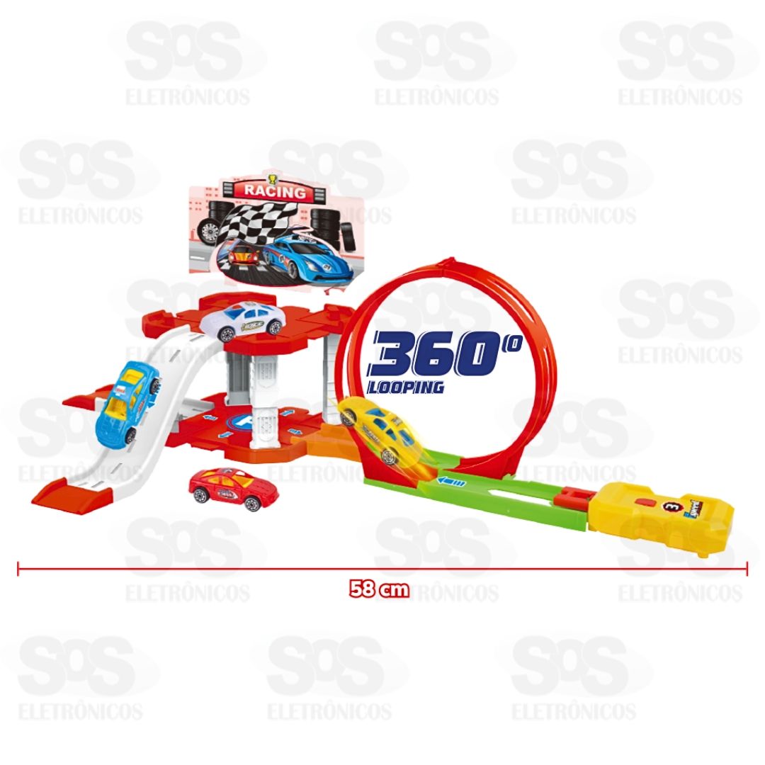 Pista De Carros Com Looping Homeplay 1032