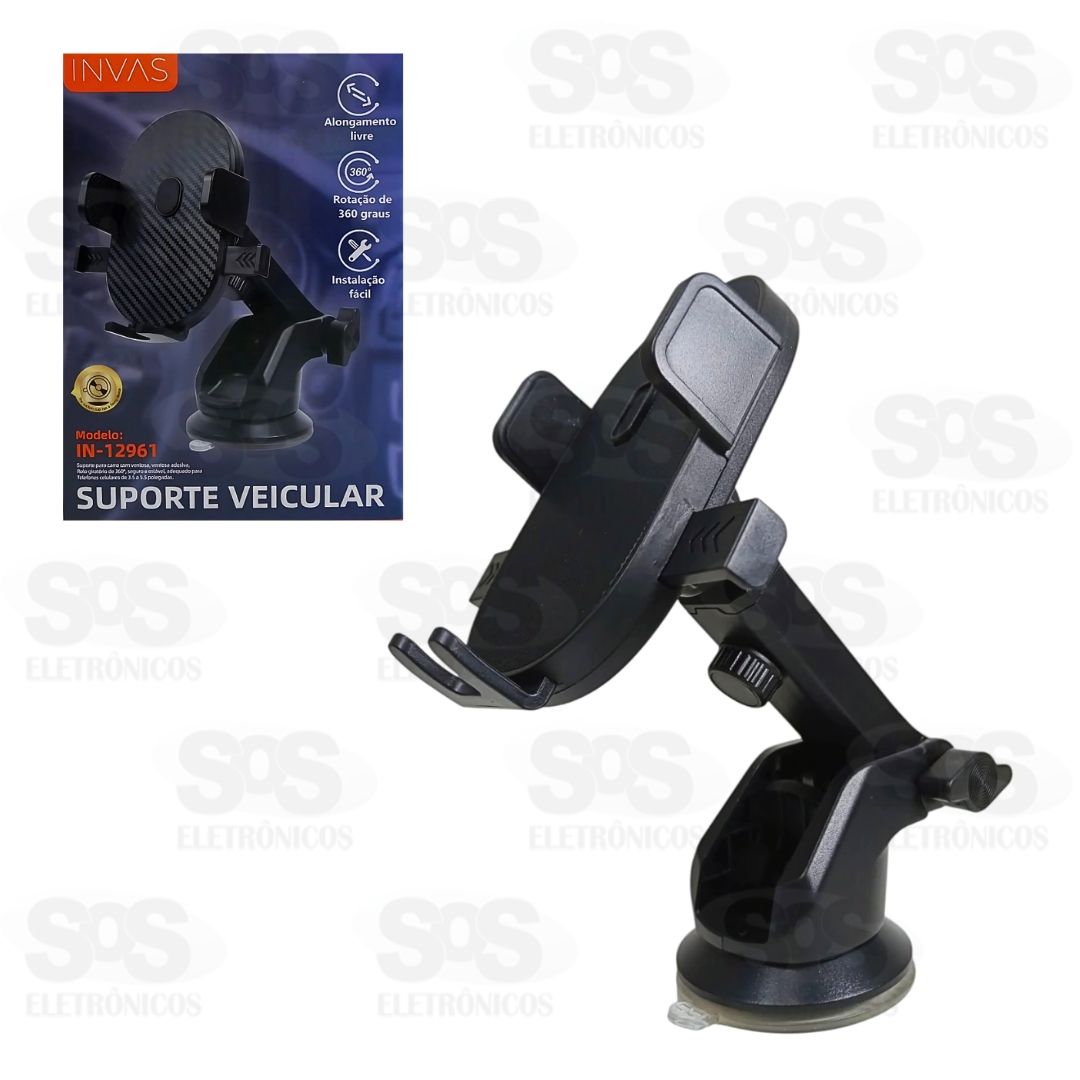 Suporte De Celular Com Trava Automtica Invas IN-12961