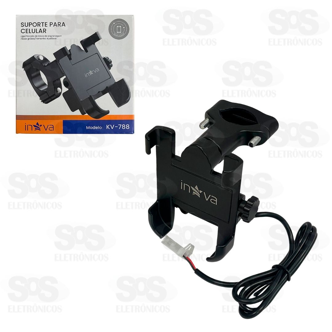 Suporte De Celular Com Carregador USB Inova KV-788