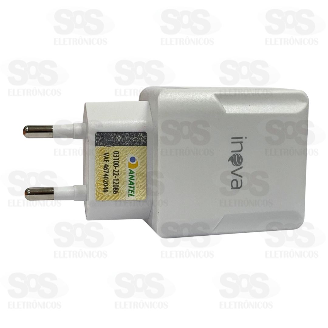 Carregador Rápido 3.1A Com 2 USB Inova CAR-12724