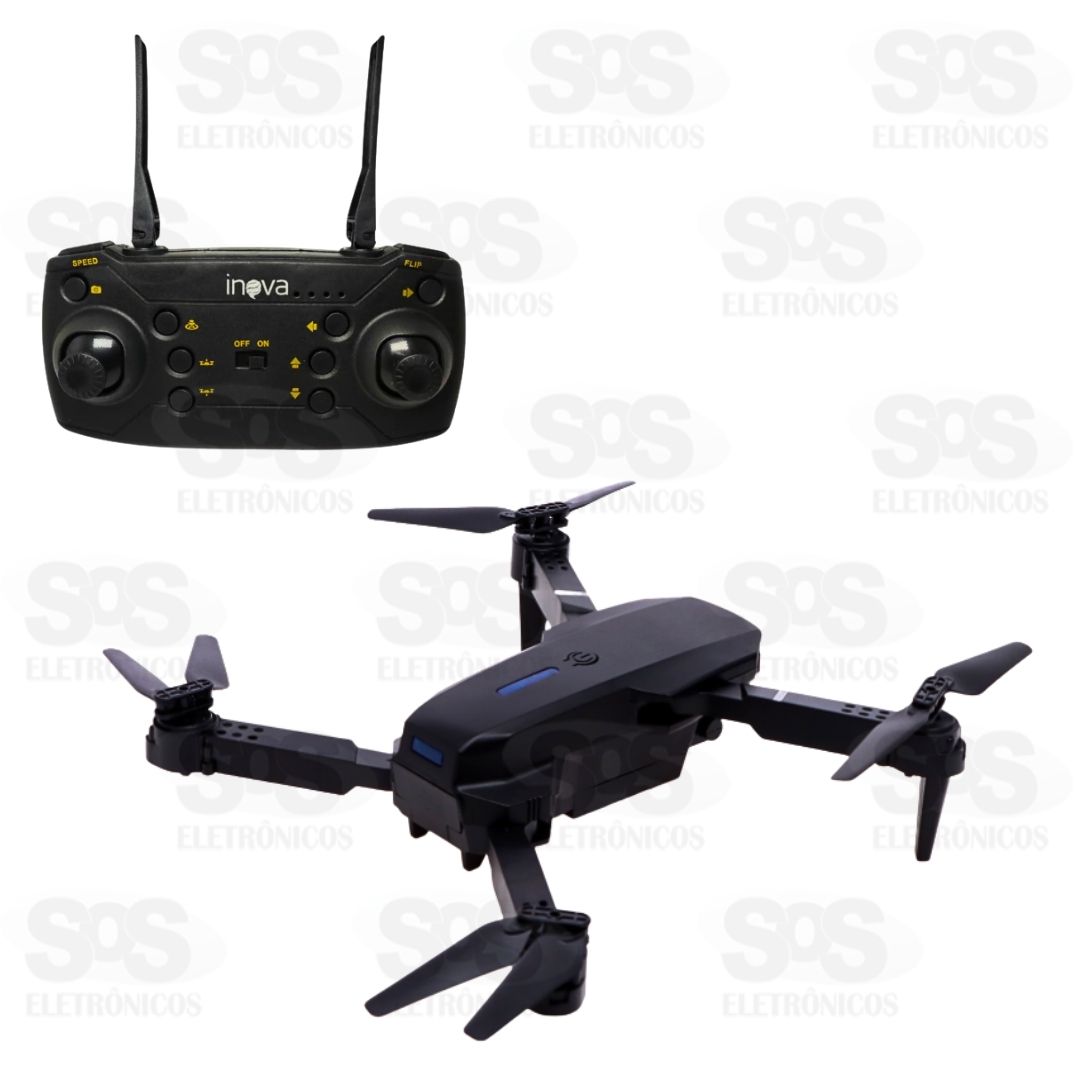 Drone Profissional Recarregvel Com Cmera HD Inova WRJ-12619
