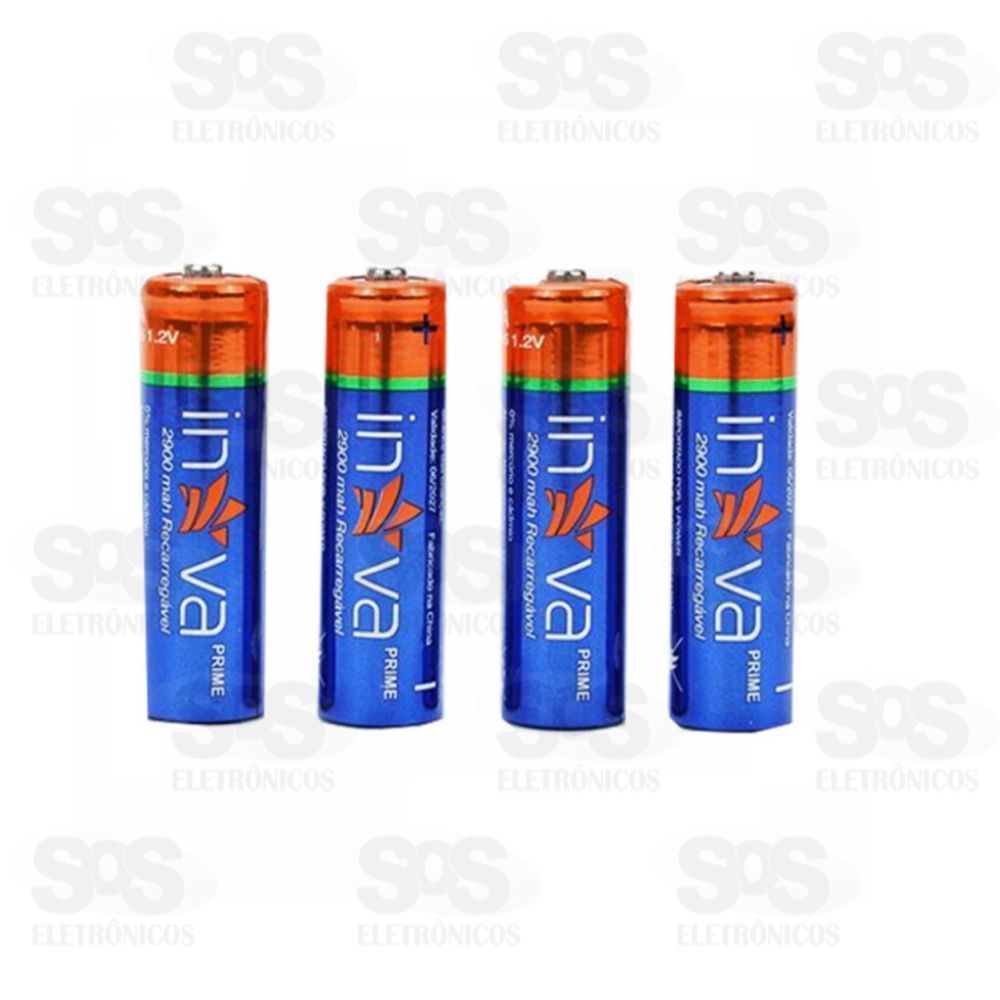 Pilhas AAA Prime Embalagem Com 4 Unidades 1.5V Inova 11056